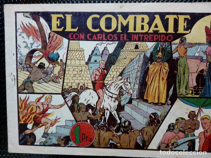 COMIC CARLOS EL INTREPIDO - ORIGINAL - EDC. HISP.AMER. 1942 (M-2) (Tebeos y Comics - Hispano Americana - Carlos el Intrépido)