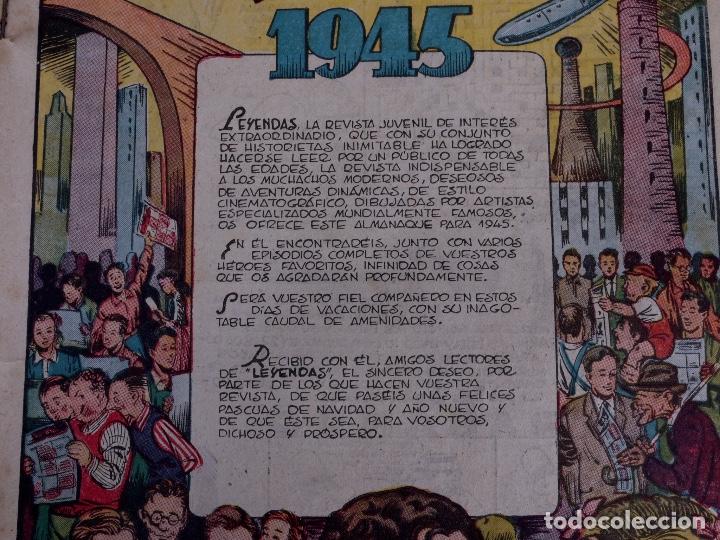 Tebeos: ALMANAQUE DE LEYENDAS 1945 - Foto 3