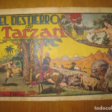 Tebeos: TARZAN EL REY DE LA SELVA. EL DESTIERRO DE TARZAN. HISPANO AMERICANA DE EDICIONES. ORIGINAL.. Lote 148302098