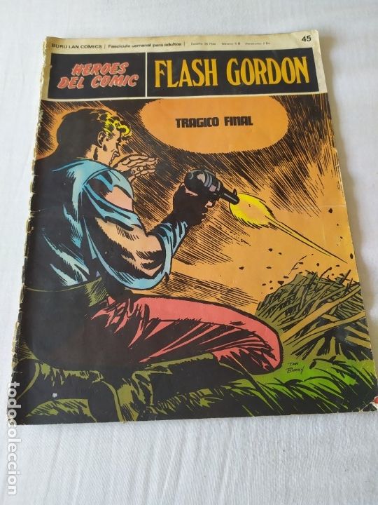 Tebeos: FLASH GORDON BURULAN  45 LOMO GASTADO - Foto 1
