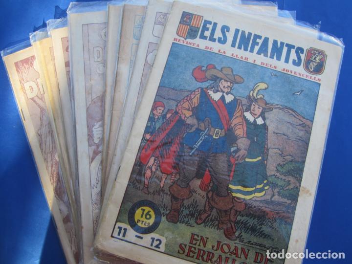 Tebeos: COLECCION COMPLETA DE 12 NUMEROS ELS INFANTS , 1957 HISPANO AMERICANA , EN CATALAN