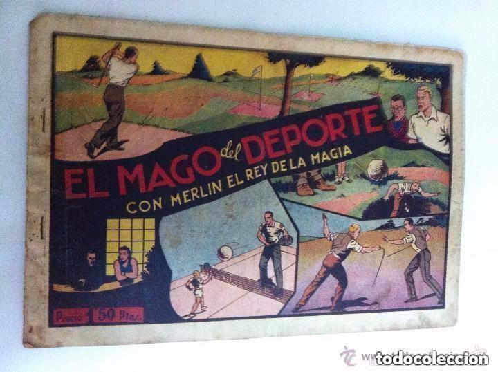 Tebeos: merlin- el mago del deporte - usado - Foto 1