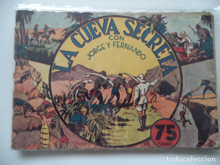 Tebeos: LA CUEVA SECRETA ORIGINAL CON LOS CROMOS - Foto 1