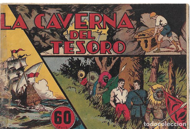 Tebeos: JORGE Y FERNANDO - LA CAVERNA DEL TESORO - ORIGINAL - Foto 1