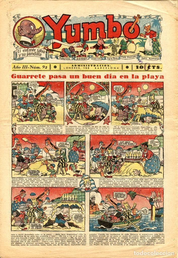 Tebeos: YUMBO-92 (HISPANO AMERICANA, 1936) - Foto 1