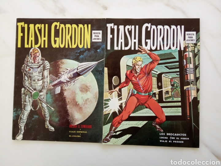 Tebeos: Lote 23 tebeos de Flash Gordon, V&eacute;rtice copyright 1973 - Foto 2