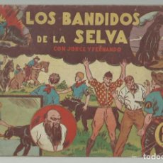 Tebeos: JORGE Y FERNANDO 10: LOS BANDIDOS DE LA SELVA, 1942, HISPANO AMERICANA, BUEN ESTADO