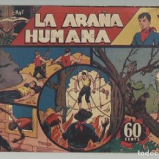 Tebeos: JORGE Y FERNANDO 9: LA ARAÑA HUMANA, 1942, HISPANO AMERICANA, BUEN ESTADO
