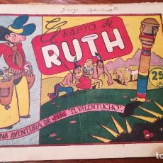 Tebeos: EL RAPTO DE RUTH. N°1 AVENTURA JIM EL VALENTUCHO.EDITORIAL HISPANO AMERICANA 1945. Lote 253195405