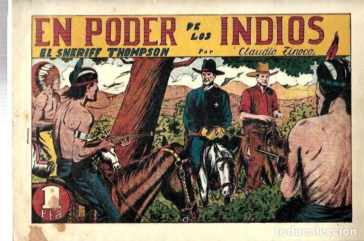 Tebeos: el sheriff thompson, en poder de los indios de hispano americana ed. - original a&ntilde;os 40- - Foto 1