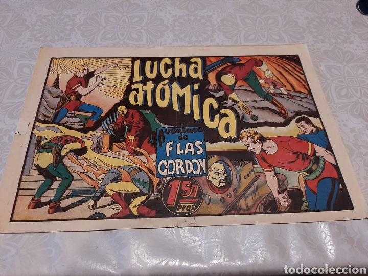 Tebeos: Flas Gordon , lucha at&oacute;mica, Hispanoamericana - Foto 1