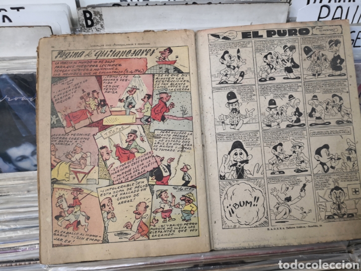 Tebeos: Almanaque Juan centella 1947,original - Foto 4