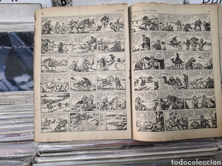 Tebeos: Almanaque Juan centella 1947,original - Foto 5