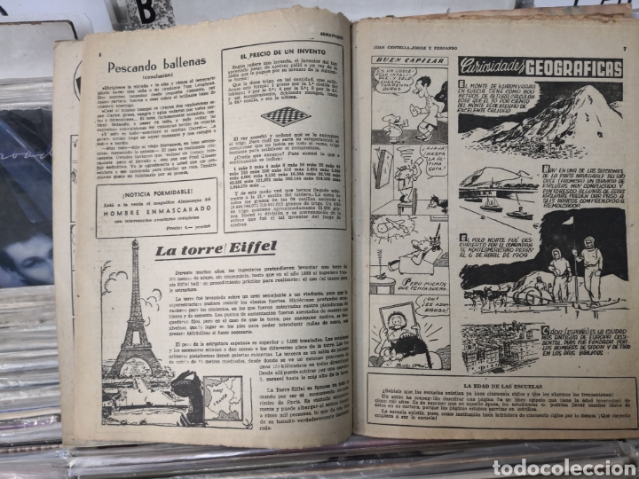 Tebeos: Almanaque Juan centella 1947,original - Foto 6