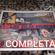 Tebeos: TEBEOS-COMICS CANDY - CARLOS EL INTRÉPIDO *BRICK BRADFORD* COMPLETA -1942- 4 SERIES XX99 X0922