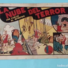 Tebeos: LA NUBE DEL TERROR, CARLOS EL INTRÉPIDO Nº 11. ÁLBUMES PREFERIDOS POR LA JUVENTUD, 1942. VER MÁS. ++. Lote 324447533
