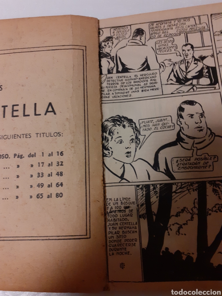 Tebeos: JUAN CENTELLA N&deg; 1 HISPANO AMERICANA ORIGINAL - Foto 8