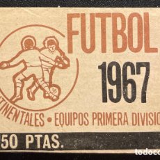 BDs: SOBRE ABIERTO Y VACIO FUTBOL 1967 TORNEOS CONTINENTALES. EDITORIAL RUIZ ROMERO. MUY BUENO. Lote 362222895