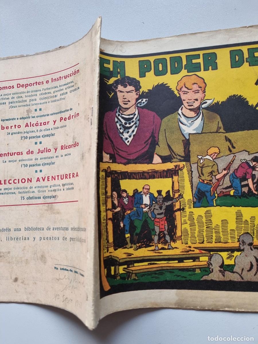 Tebeos: JULIO y RICARDO n&deg; 15 &rdquo; En Poder de los Salvajes&rdquo; - Foto 3