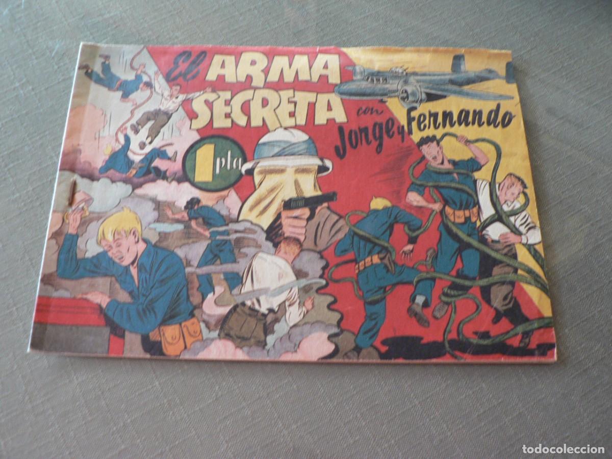 Tebeos: JORGE Y FERNANDO EL ARMA SECRETA - Foto 1