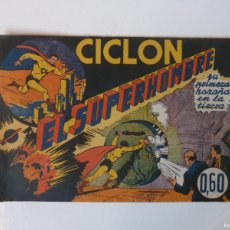 BDs: CICLÓN SUPERHOMBRE Nº 1 DE 60 CTS 1ª EDICIÓN DE SUPERMAN 1940 -(15-IV-1941) ORIGINAL. Lote 374645469
