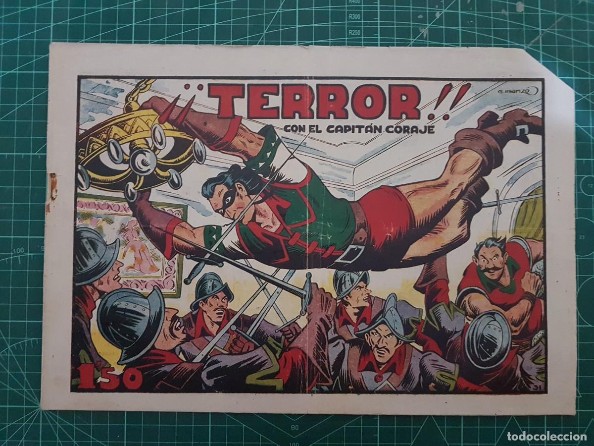 Tebeos: El capit&aacute;n coraje, Terror. Hispano Americana - Foto 1