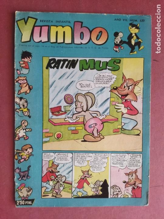 Tebeos: YUMBO ORIGINAL N&ordm; 320 - EDICIONES CLIPER 1958 - Foto 1