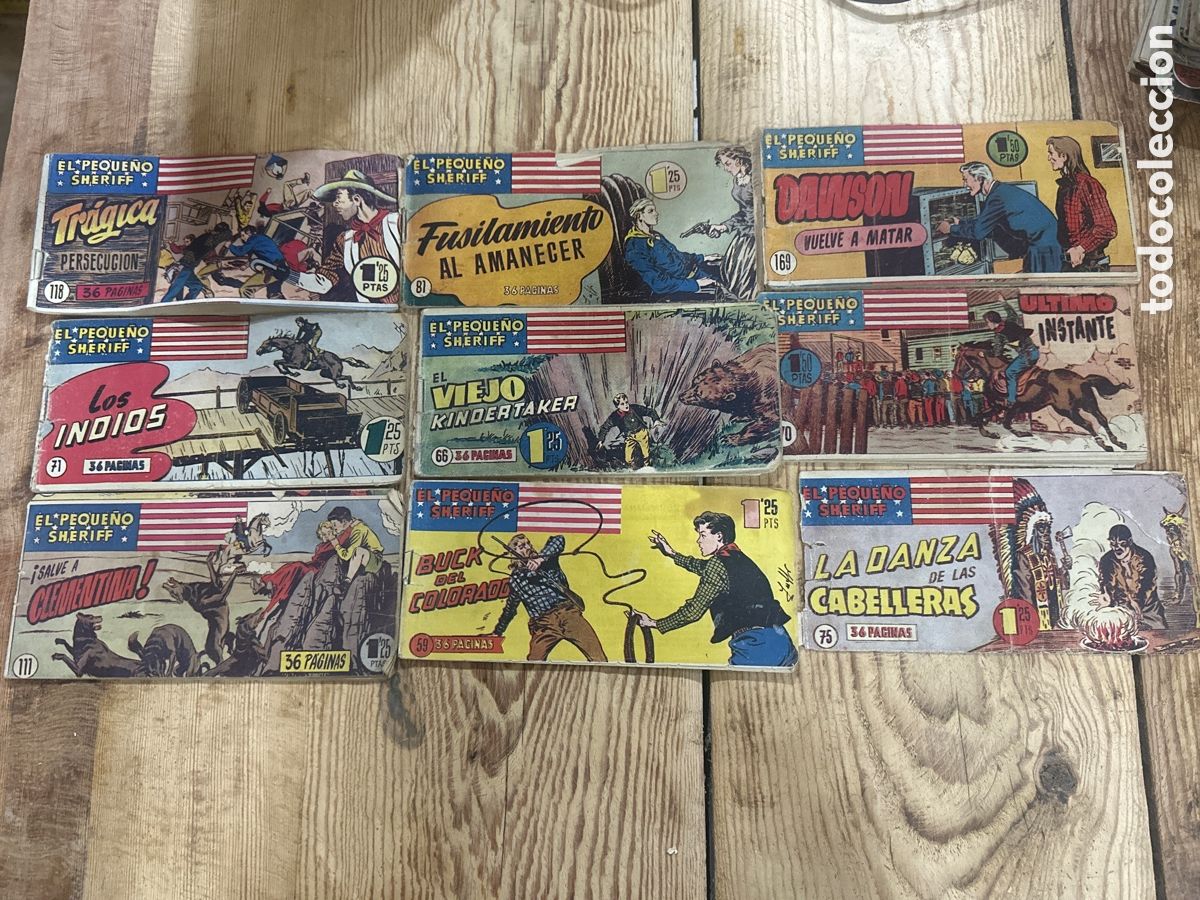Tebeos: El peque&ntilde;o sheriff lote de 54 comic - Foto 3