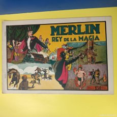Tebeos: MERLIN REY DE LA MAGIA - HISPANO AMERICANA DE EDICIONES S.A. - ORIGINAL - MERLIN Y LEWIS SU GIGANTE. Lote 398189649