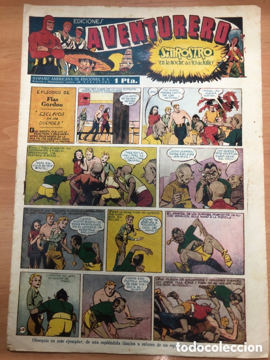 Tebeos: COMIC AVENTURERO 2&ordf; N&ordm; 20 EDITORIAL HISPANO AMERICANA - Foto 1