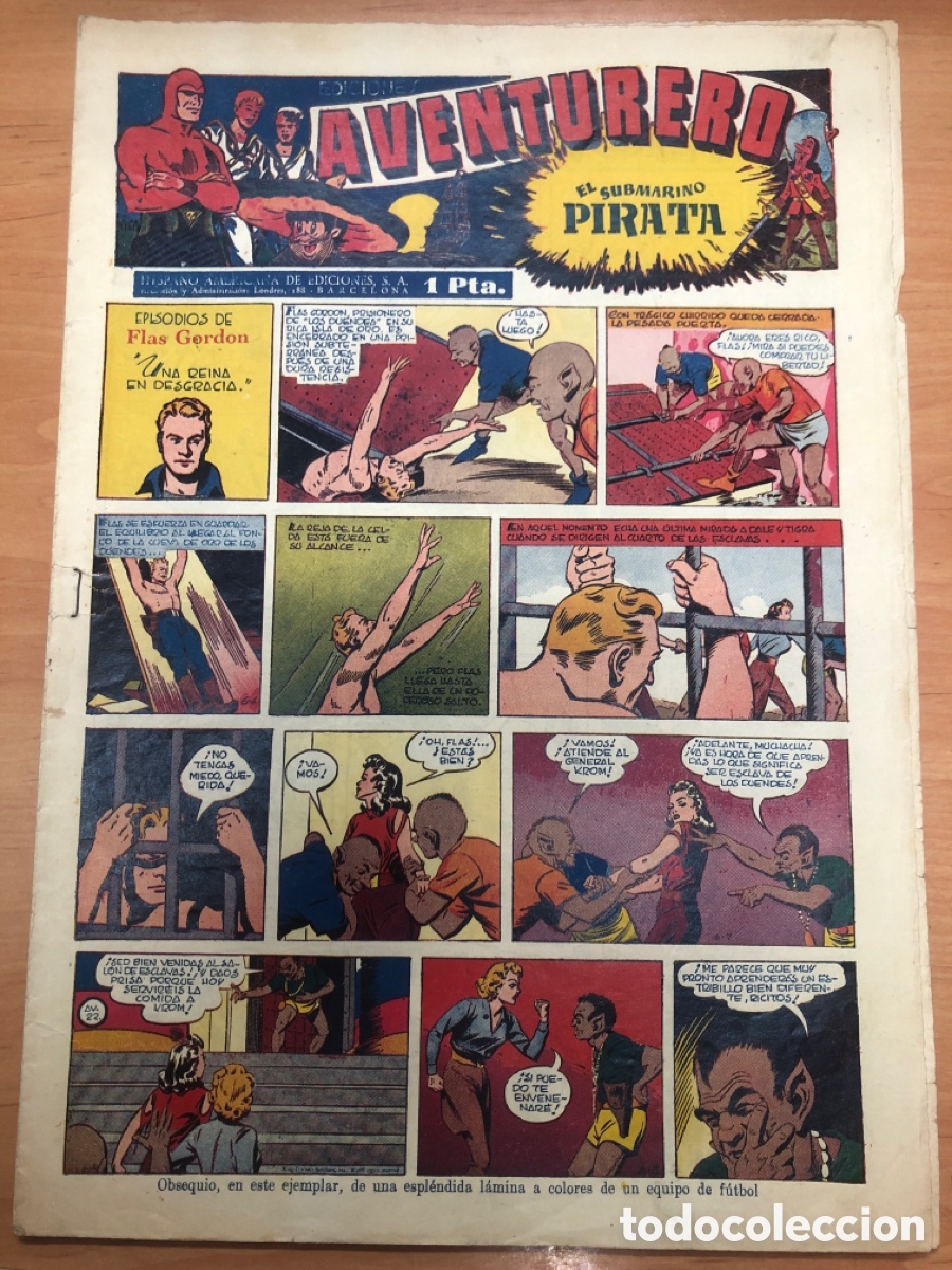 Tebeos: COMIC AVENTURERO 2&ordf; N&ordm; 22 EDITORIAL HISPANO AMERICANA - Foto 1