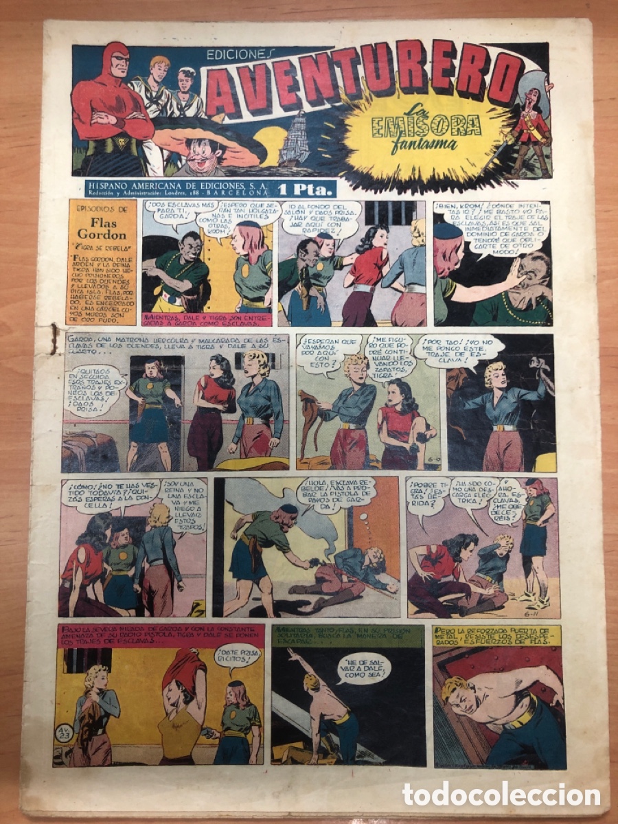 Tebeos: COMIC AVENTURERO 2&ordf; N&ordm; 23 EDITORIAL HISPANO AMERICANA - Foto 1