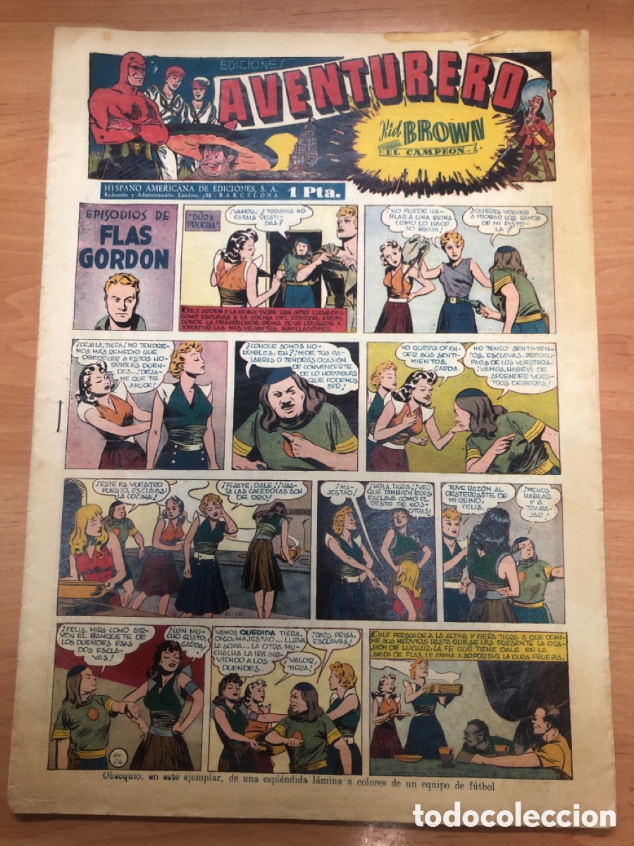 Tebeos: COMIC AVENTURERO 2&ordf; N&ordm; 24 EDITORIAL HISPANO AMERICANA - Foto 1