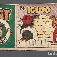 Tebeos: NAT EL GRUMETE 27: EL IGLOO, 1954, HISPANO AMERICANA, BUEN ESTADO
