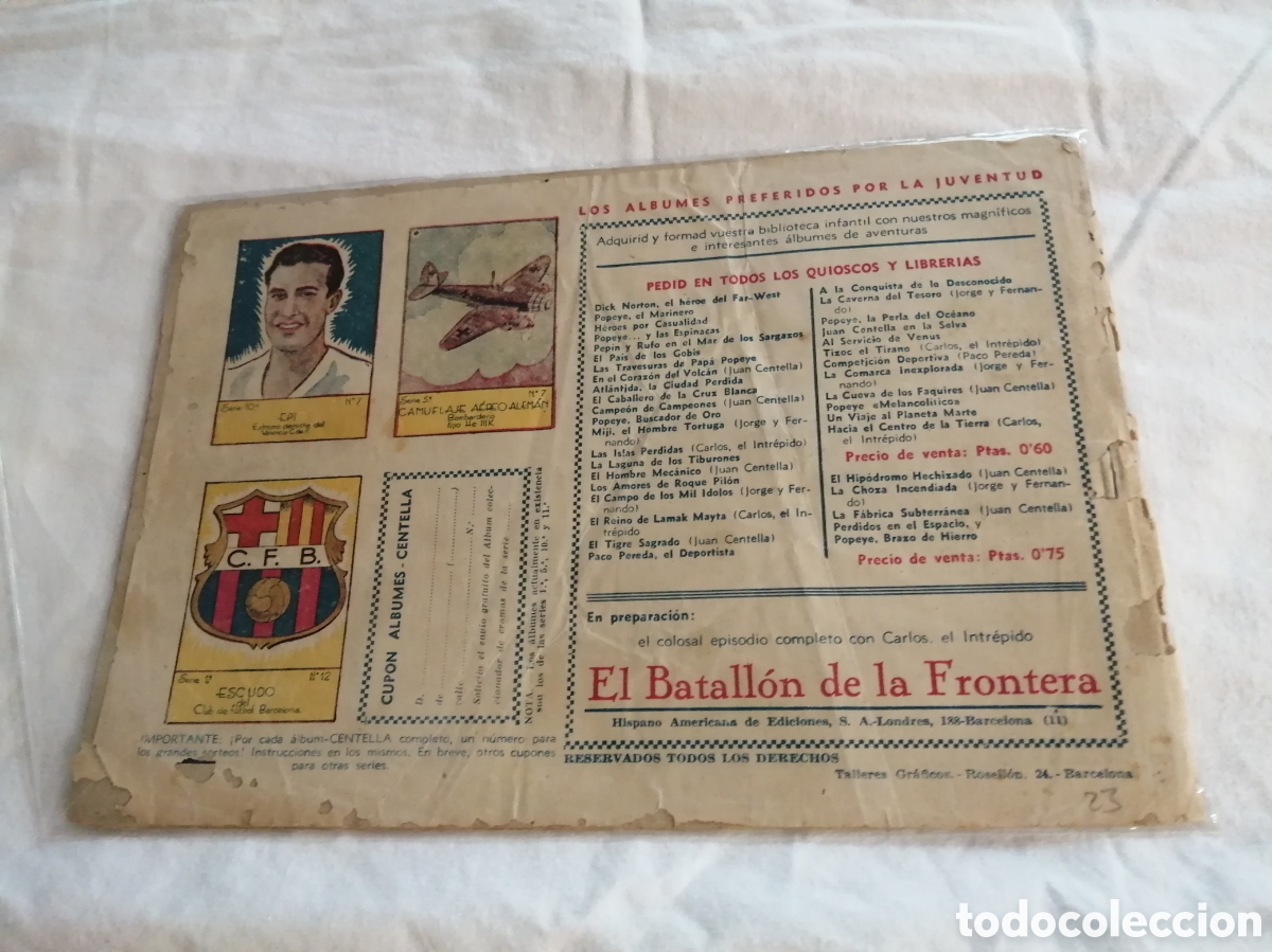 Tebeos: LA CUEVA SECRETA ORIGINAL CON LOS CROMOS - Foto 2
