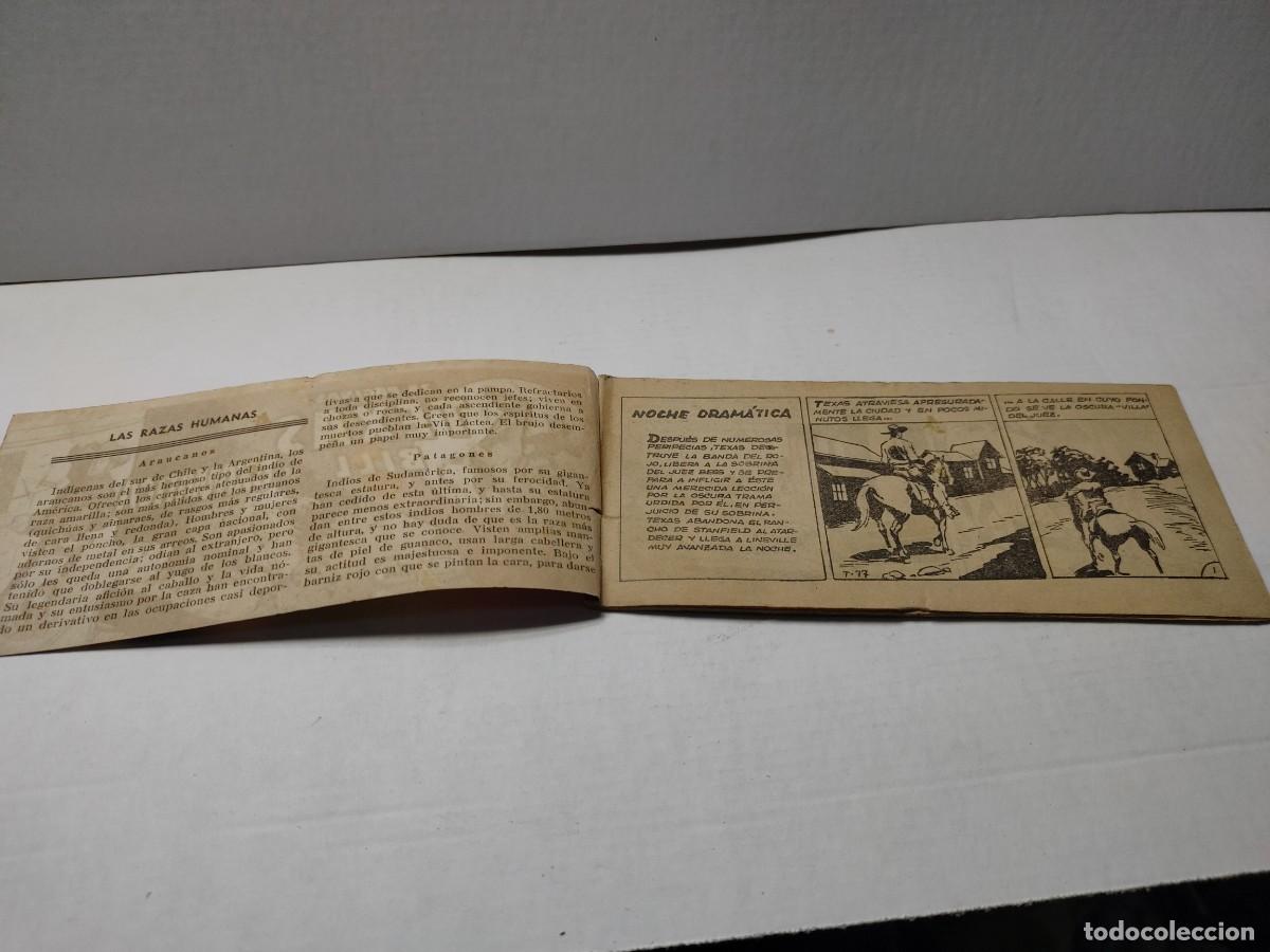 Tebeos: Comic - TEXAS BILL - NOCHE DRAM&Aacute;TICA N&deg;77 - EDICIONES HISPANO AMERICANA -1949 - Foto 2