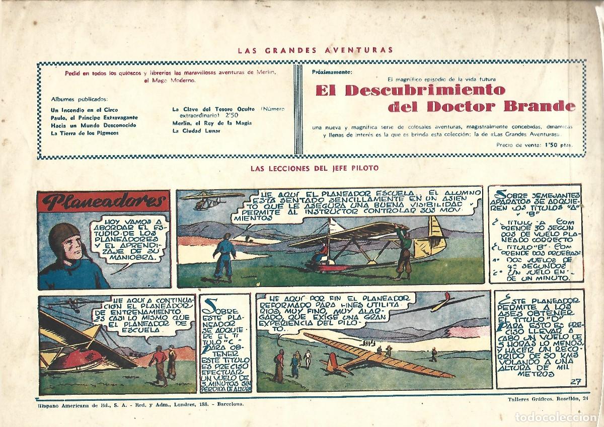 Tebeos: MERLIN EL MAGO MODERNO EL MONSTRUO DE LAS DOS CABEZAS ORIGINAL - Foto 2