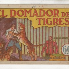 Tebeos: JUAN CENTELLA Nº 14 - EL DOMADOR DE TIGRES - HISPANO AMERICANA 1940 (ORIGINAL)