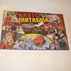 Tebeos: (FACSIMIL)MERLIN,EL MAGO(MANDRAKE) 16 EL NAVIO FANTASMA,(DE 45),HISPANOAMERICANA,1943