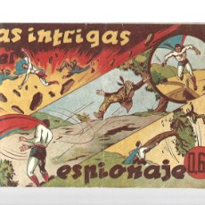 Tebeos: CICLON 8: LAS INTRIGAS DEL ESPIONAJE, 1940, HISPANO AMERICANA, ORIGINAL, BUEN ESTADO. CAJAXX