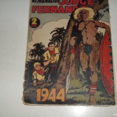 Tebeos: ALMANAQUE ORIGINAL DE 1944 JORGE Y FERNANDO,PAGINAS EN COLOR,HISPANOAMERICANA,1944.TEBEO MUY DIFICIL