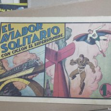 Tebeos: CICLON EL SUPERHOMBRE Nº 14 EL AVIADOR SOLITARIO HISPANO AMERICANA ORIGINAL SUPERMAN