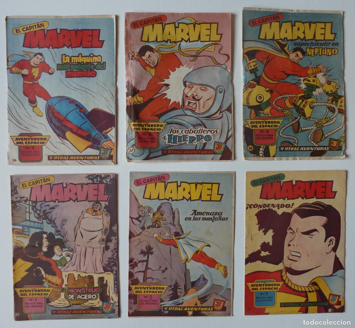 Tebeos: CAPITAN MARVEL 1960. COLECCION COMPLETA ORIGINAL. 38 TEBEOS - Foto 1