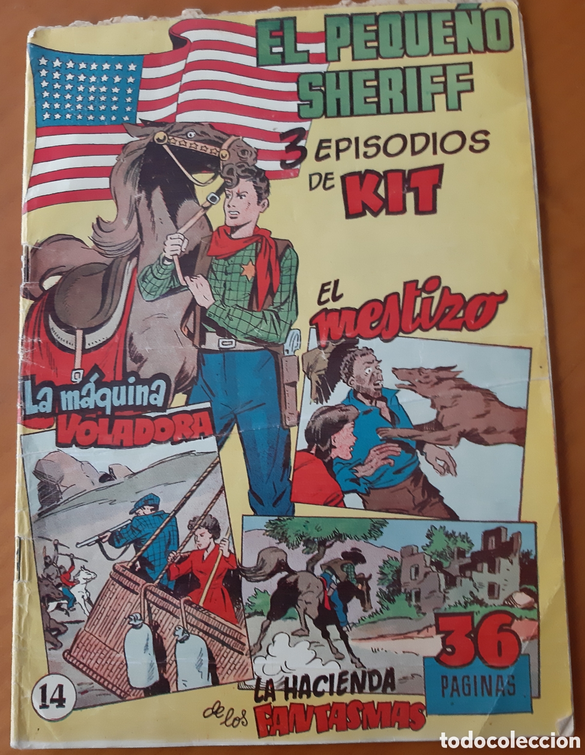 Tebeos: C&oacute;mic El Peque&ntilde;o Sheriff. Hispano Americana de Ediciones. - Foto 1