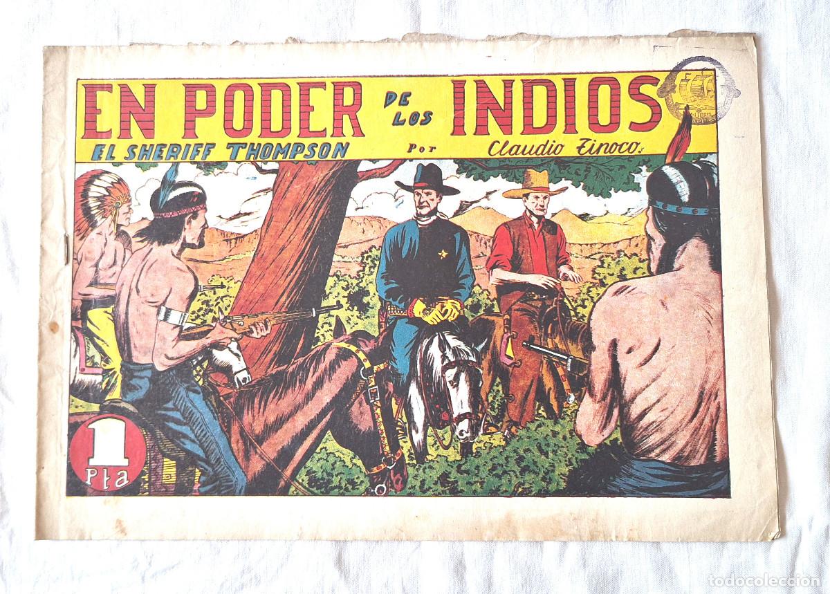 Tebeos: El Sheriff Thompson n&ordm; 6 En poder de los Indios Hispano Americana Original a&ntilde;os 40 - Foto 1