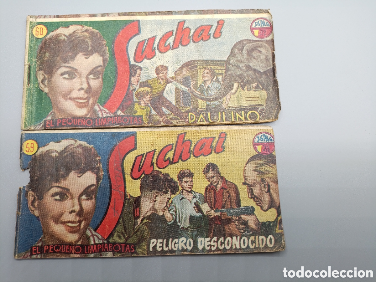 Tebeos: Lote de 15 comics SUCHAI A&ntilde;o 1949 - Foto 3