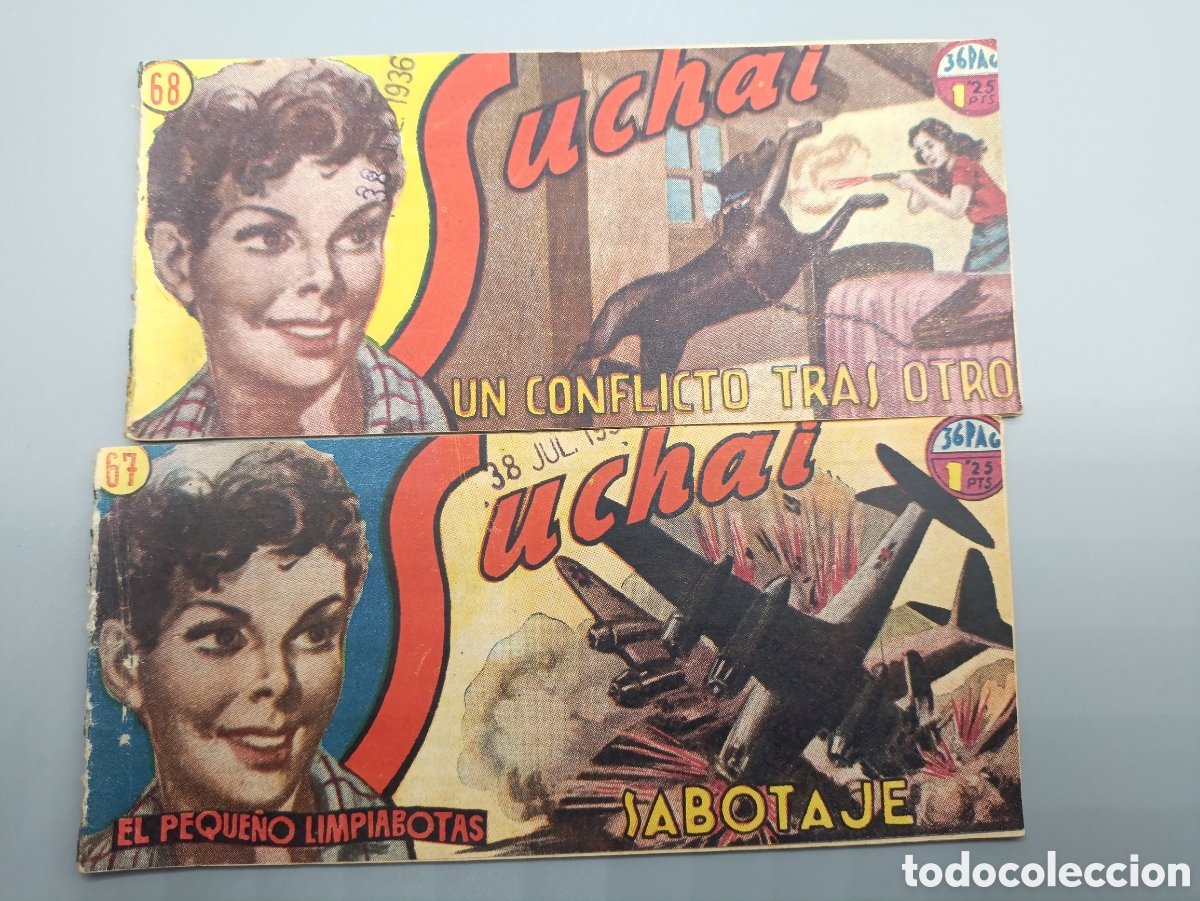 Tebeos: Lote de 15 comics SUCHAI A&ntilde;o 1949 - Foto 4