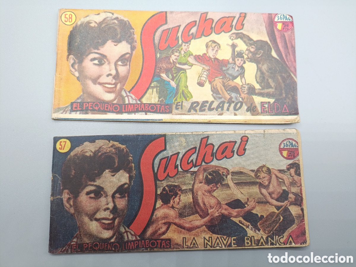 Tebeos: Lote de 15 comics SUCHAI A&ntilde;o 1949 - Foto 5