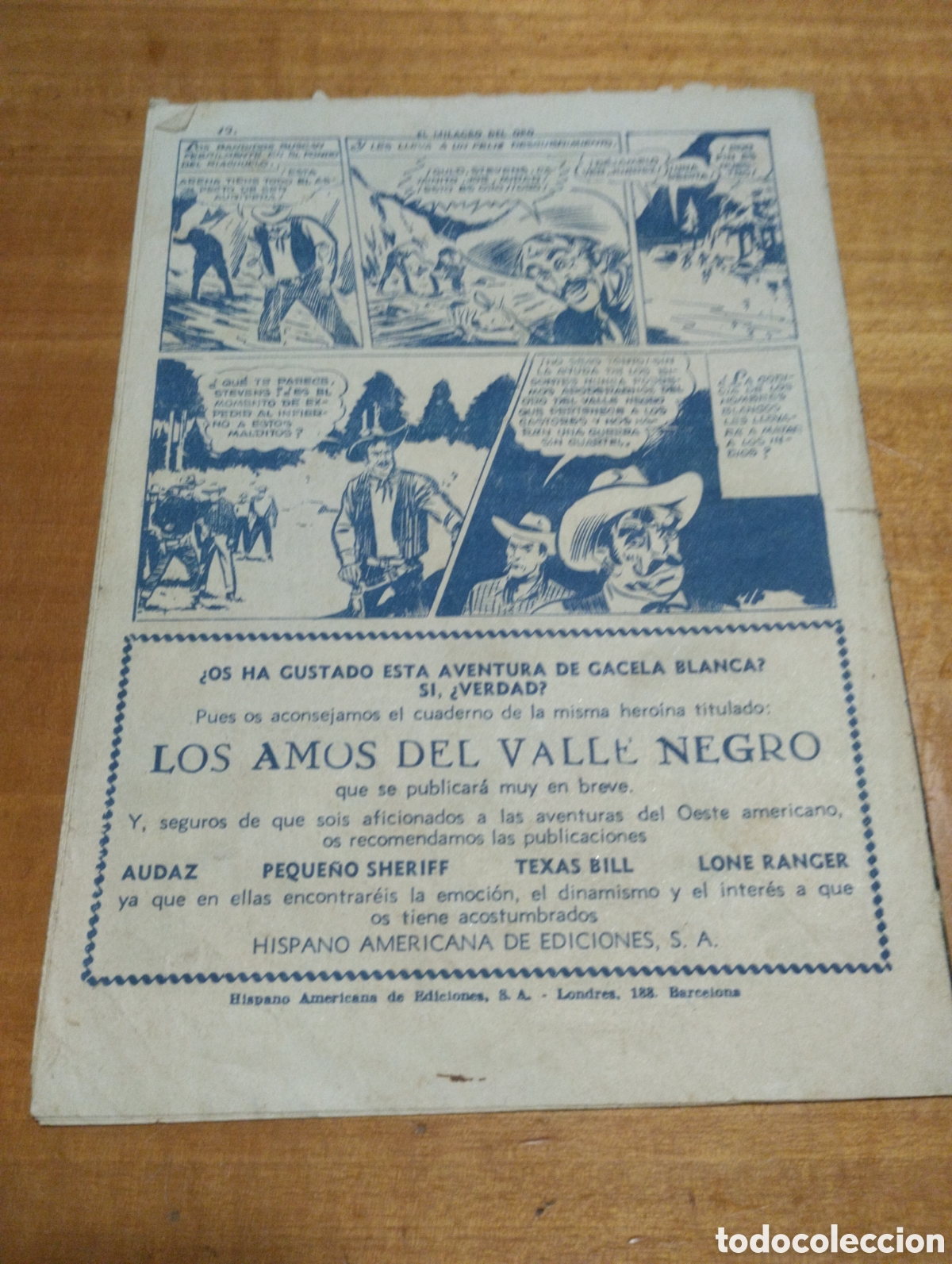 Tebeos: Comic antiguo GACELA BLANCA - Foto 2