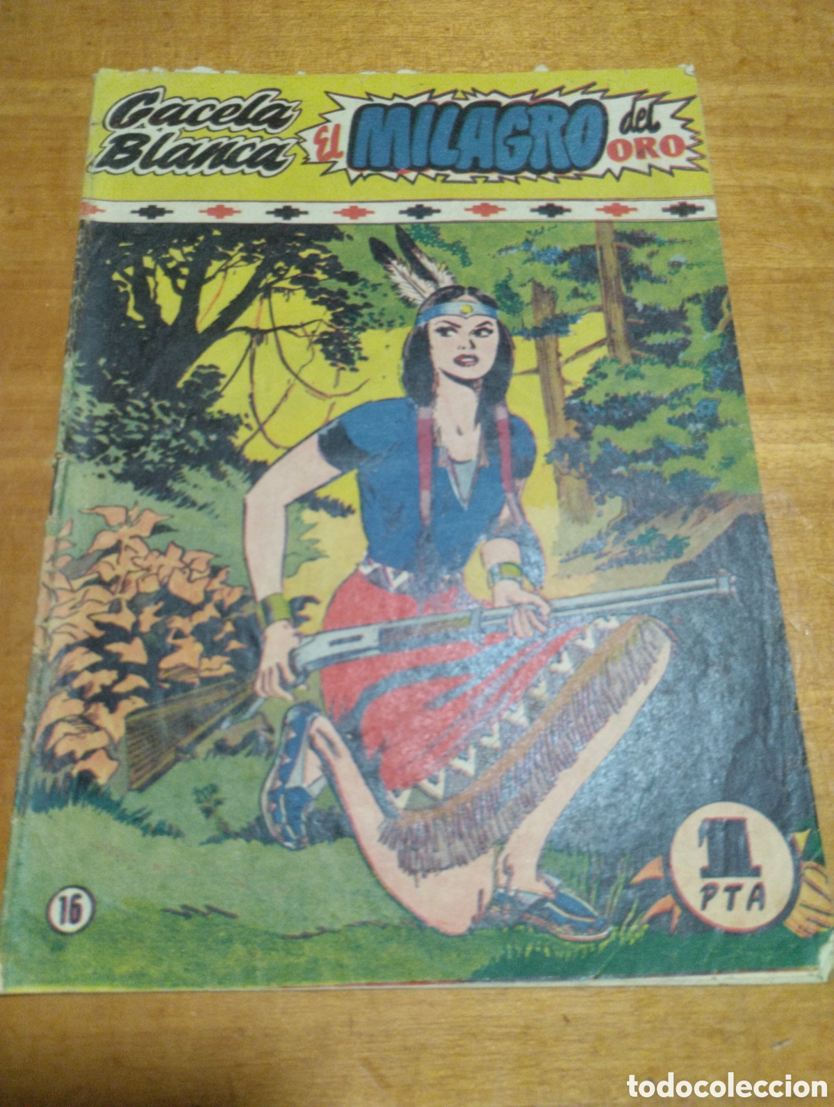 Tebeos: Comic antiguo GACELA BLANCA - Foto 1
